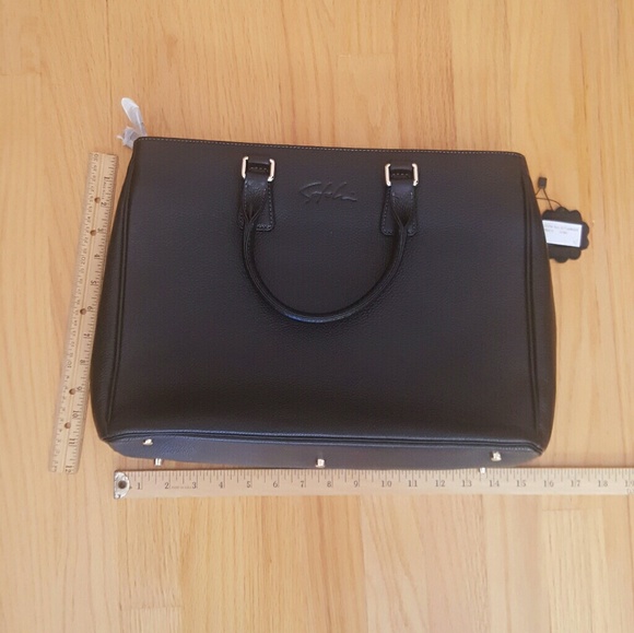 Satchi Handbags - Leather Briefcase Bag